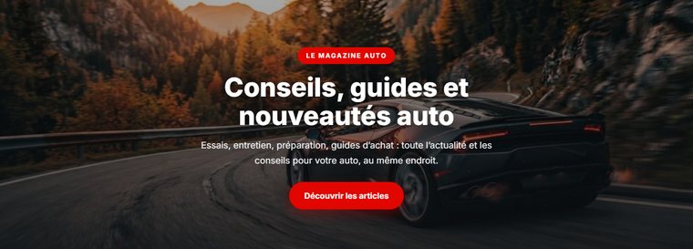 Aperçu d'un second magazine automobile que j'édite